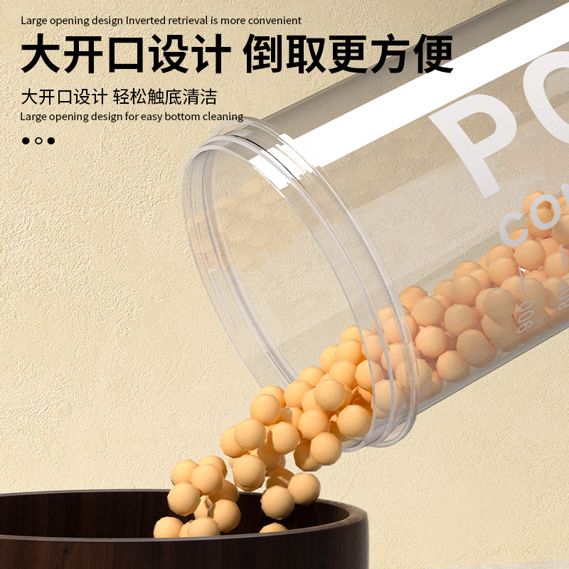 Sealed Jar Food Grade Grain Kitchen Storage Box Transparent Plastic Box Snack Tea Sealed Storage Jar