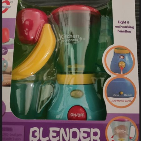 Cross-Border Children's Juicer Simulation Play House Bread Machine Kitchen Small Appliances Toy Fruit Machine Interactive Blender