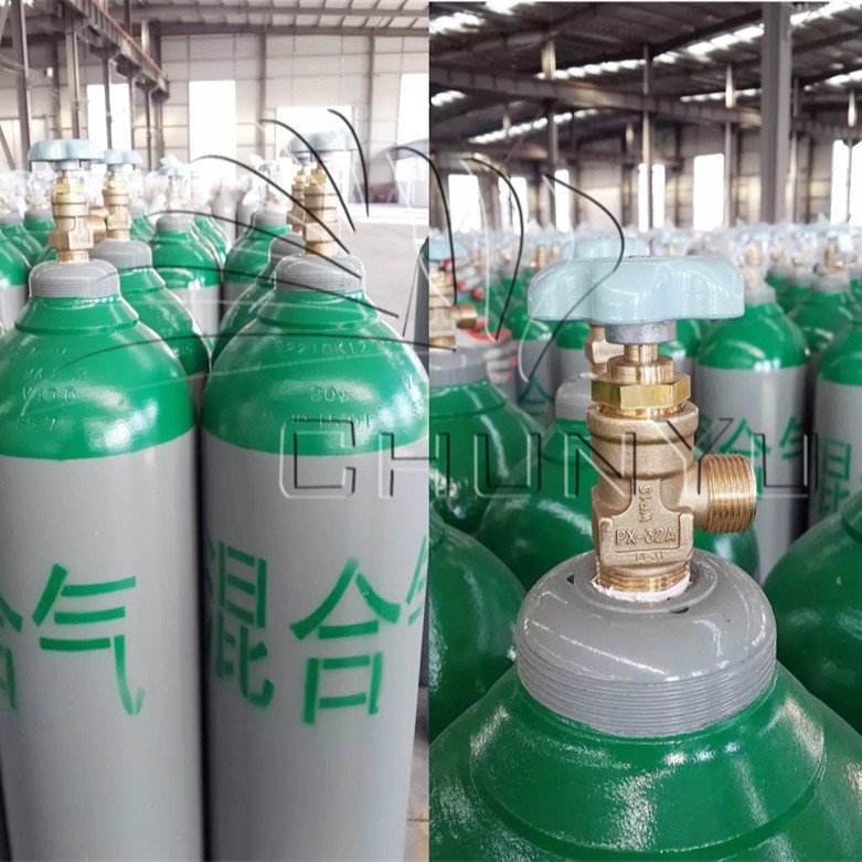 New Spot Hydrogen and Argon Mixed Gas Seamless Cylinder Standard Substance Renewable Gas Argon and Hydrogen Mixed Gas Wholesale