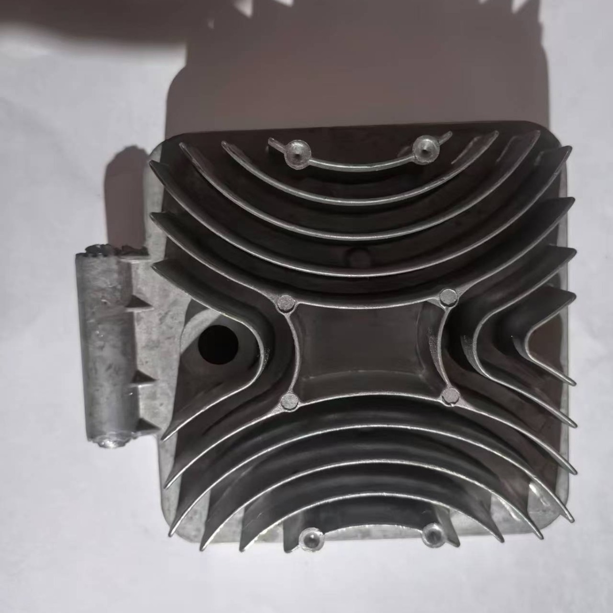 Square shell shell mold manufacturing production lamp radiator aluminum alloy die-casting drawings and samples manufacturers customized