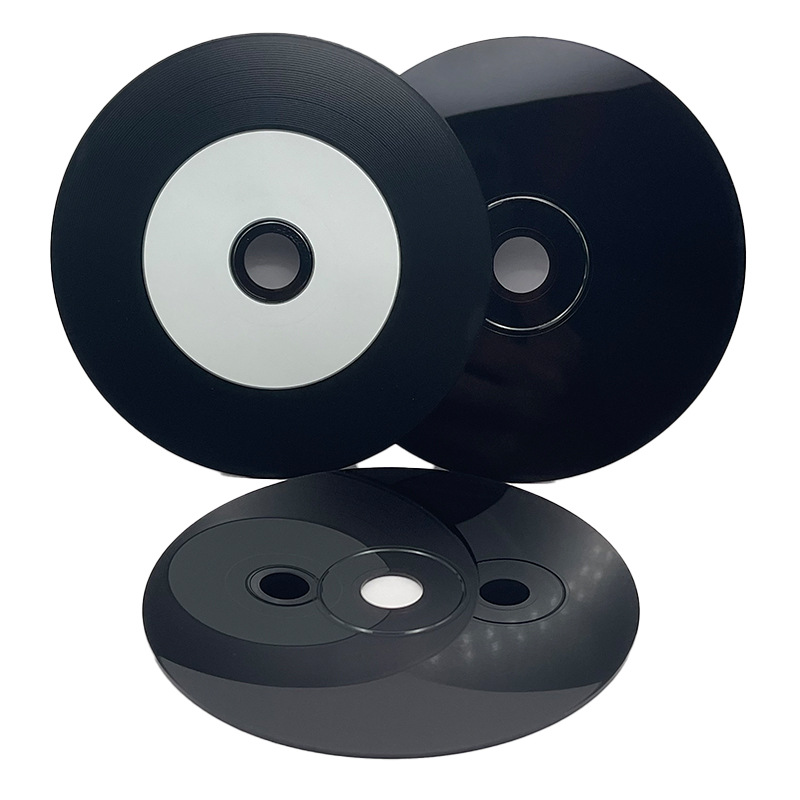 Xide Vinyl ThReaded SMall CiRcle CD-R Blank Music Disc 52x Speed NeutRal CaR 700M BaRRel 25 Pieces