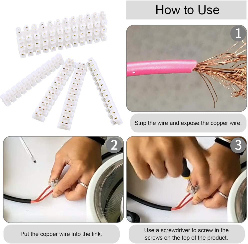 Tancuder 10 Pieces Lustre Clamps Transparent Lustreclamps