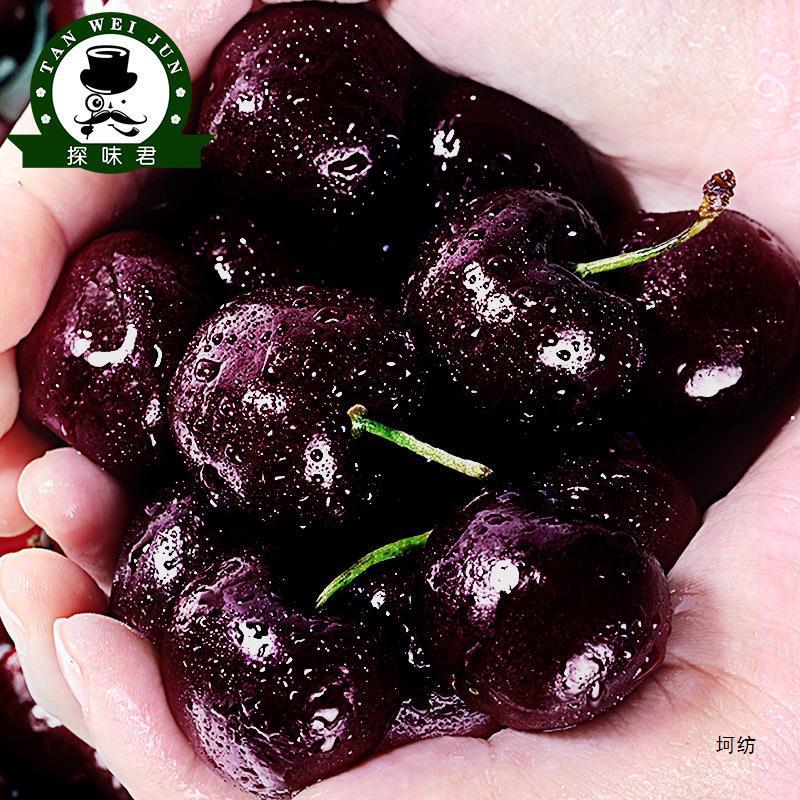 In-Stock May Early Cherry 2.5kg Fresh Fruit from Yantai, Shandong, Whole Box with Free Shipping Seasonal Gift Box