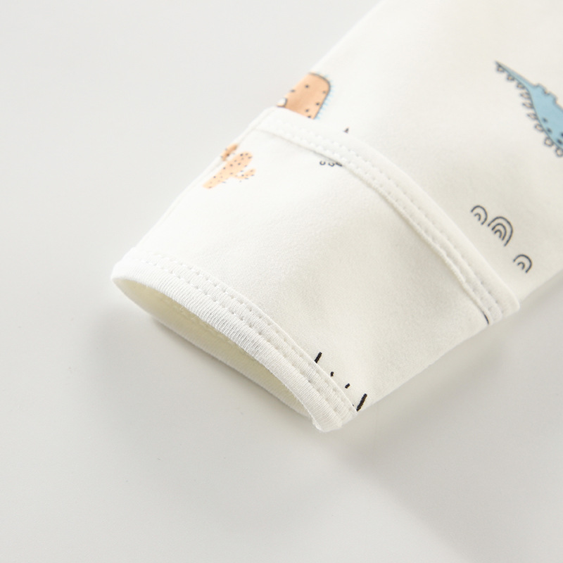 Spring and Autumn Newborn Half-Back Lace-Up Newborn Monk Clothing Cotton Baby Clothes Boneless Dig-Back Single Top