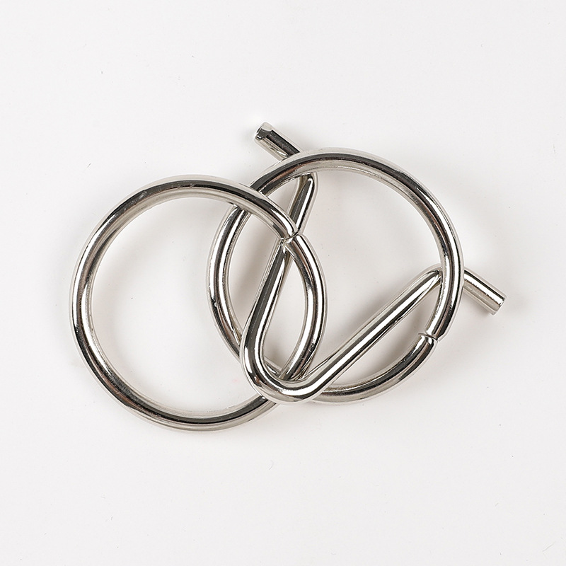 Intelligence buckle M buckle metal wire disassembly unlock stall small toys classical smart toys spot wholesale