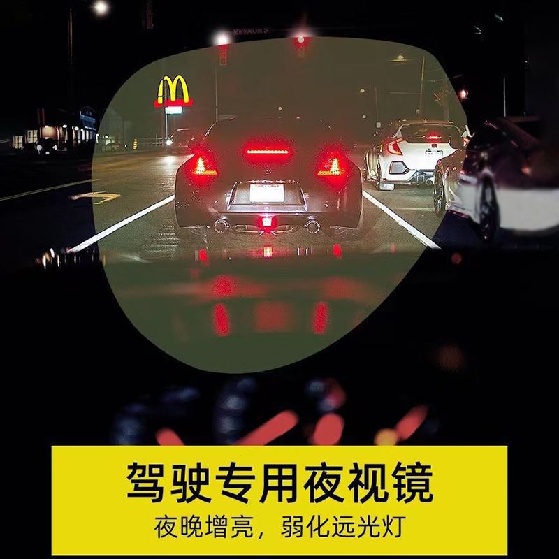 New Unisex Fashionable Night Vision Color-Changing Glasses for Day and Night Use for Night Driving to Brighten the Road and Weaken High Beams