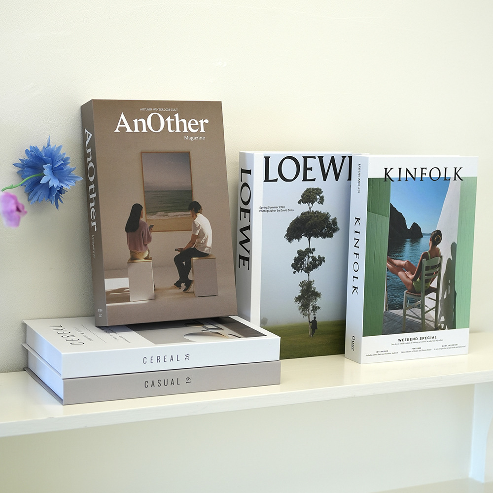 Simple Modern Fake Book Decoration Book Home Style Interior Design Magazine Simulation Book Model Room Soft Dress