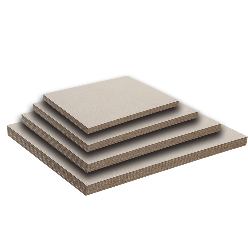 Gray Board Paper Thick Cardboard Storage Box Liner Paper Model Packaging Cardboard Manufacturers Various Shapes Gray Cardboard