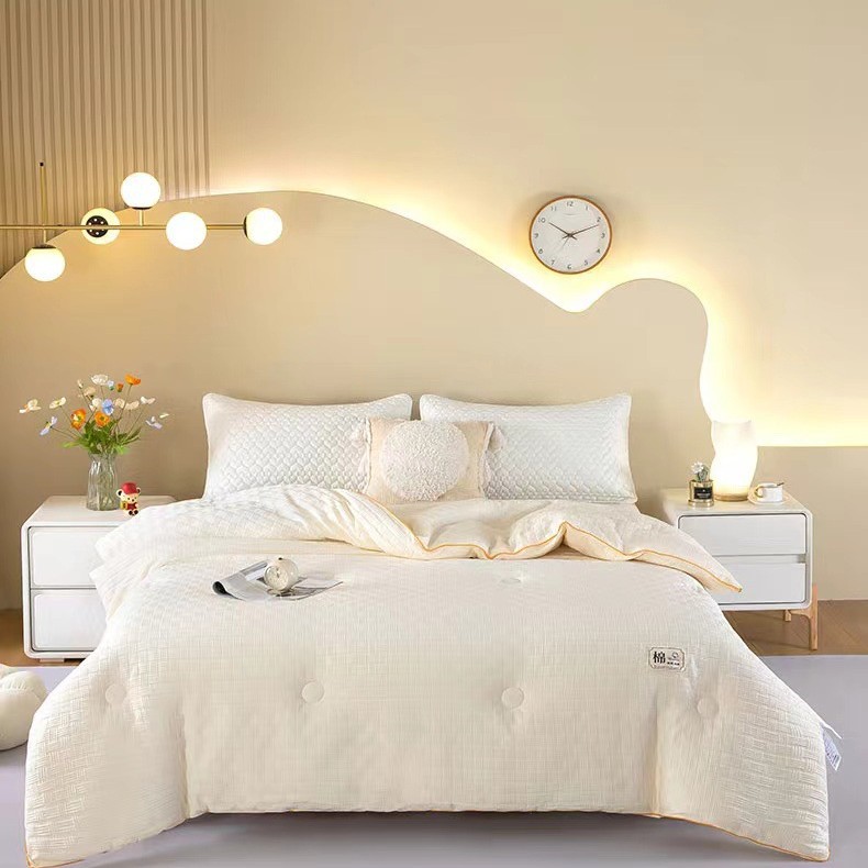 Factory direct soybean fiber quilt spring and autumn quilt thickened winter quilt gift box activity gift quilt student quilt wholesale