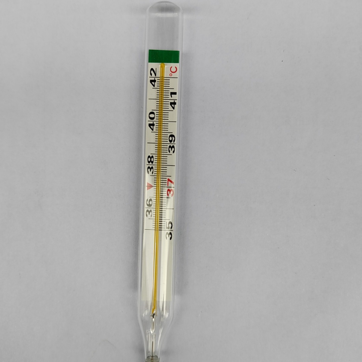 Mercury-Free Thermometer Large-Scale Armpit Thermometer for Adults and Children Household Thermometer Glass Thermometer