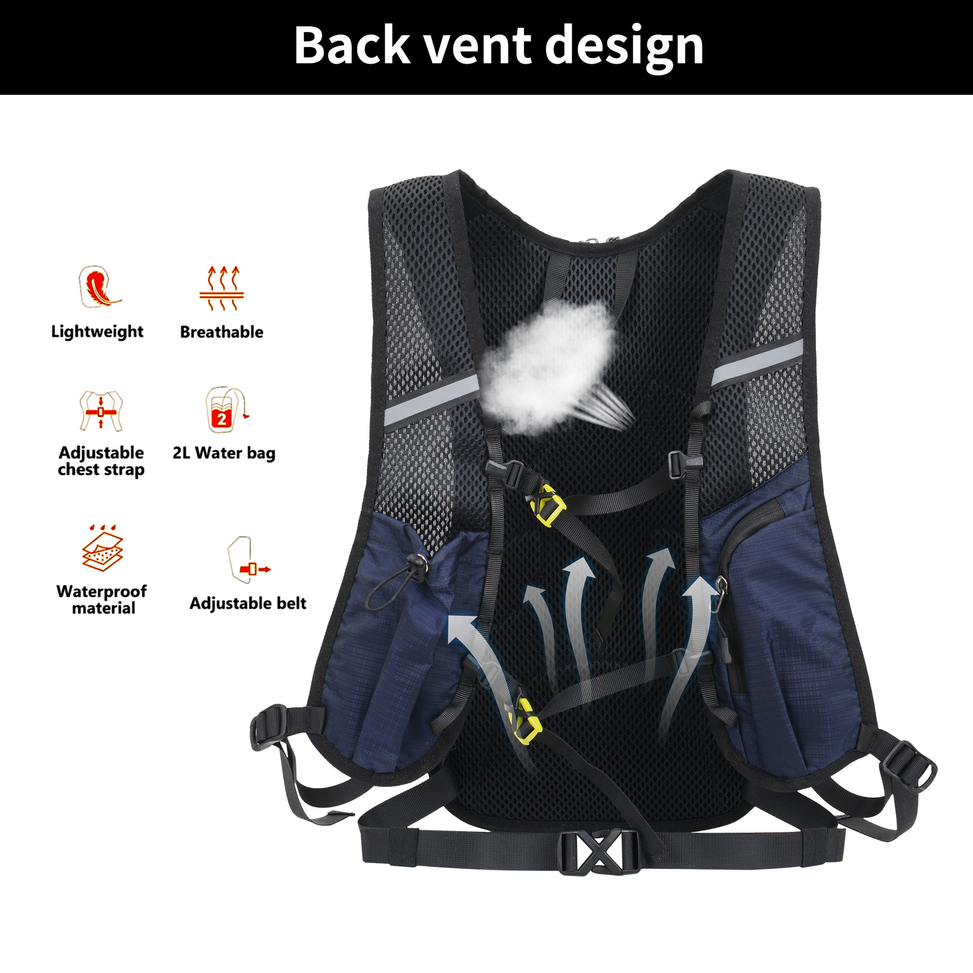 Amazon Outdoor Hiking Backpack Multifunctional Mountaineering Travel Backpack Waterproof Nylon Water Bag Cycling Bag