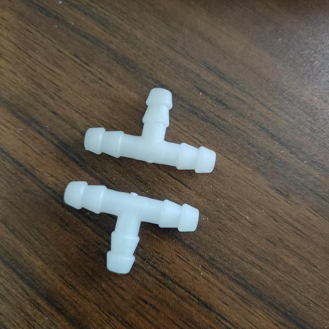 Equal Diameter Tee Connector Plastic Connector Barbed Hose 6mm Oxygen Tube Hose Connector Pe
