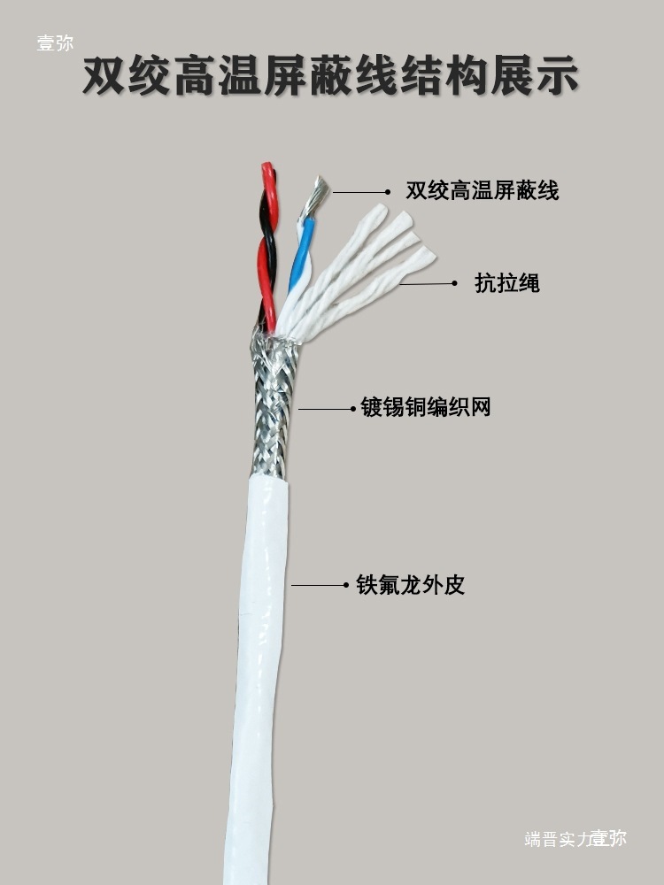 Afspf/Kffsp тефлоновый обжатый провод, устойчивый к высоким температурам, экранированный, витая пара 4 6 8 ядер