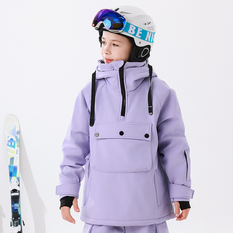 Детская лыжная одежда для мальчиков и девочек, утепленная водонепроницаемая куртка, outdoor оборудование, графеновый утепленный жакет