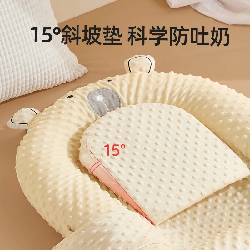 Bed-In-Bed Baby Anti-Pressure Bed Newborn Sleeping Artifact Foldable Slope Safety Slope Pad Type a