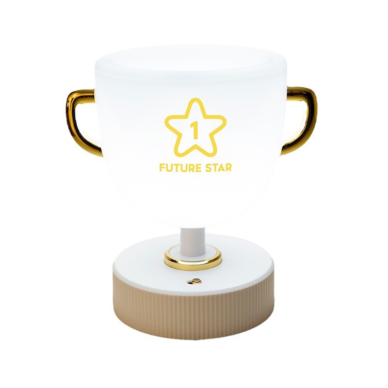 Trophy pen holder creative gift decoration night light colorful dimming birthday gift practical charging graduation gift light