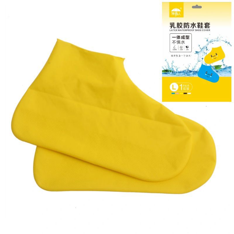 Wholesale Rainproof Shoe Covers Outdoor Travel Cycling Rain Boots Silicone Waterproof Anti-Slip Portable Thickened Elastic Latex Shoe Covers