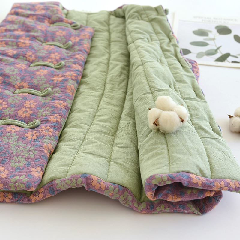 Spring Women's Pure Cotton Vest Handmade Warm Waistcoat New Chinese Style Buckle Warm Vest Sleeveless Vest