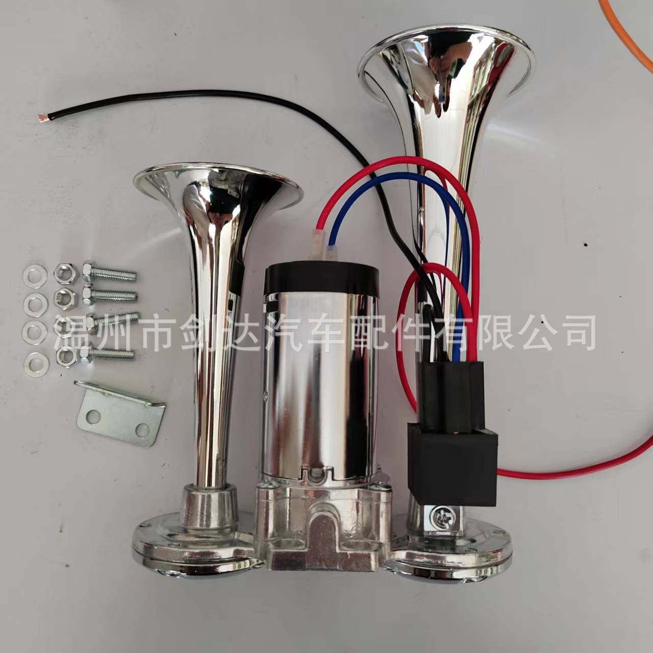 Double pipe integrated air horn 600DB compressor car motorcycle cross-border