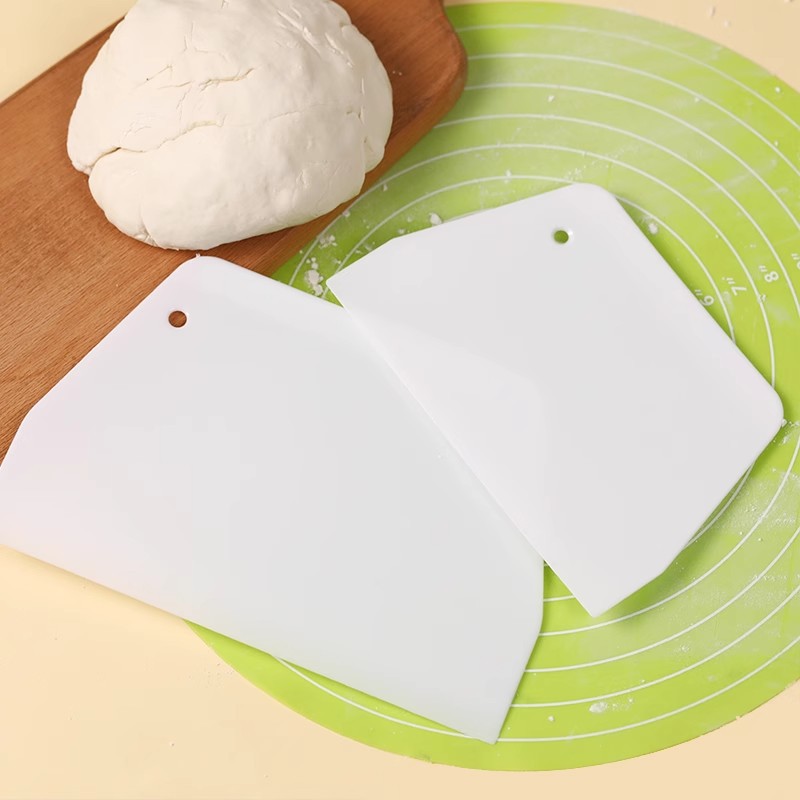 Scraper Baking Scraper Cutter Face Cutting Knife Plastic Household Rice Bowel Cake Pancake Food Grade Sticking Scraper Thickened