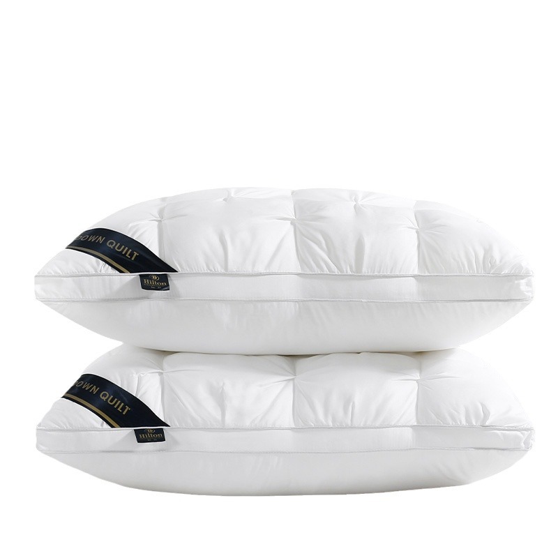 Source factory cross-border three-dimensional twist flower bread soft bilateral washing solid color hotel hostel dormitory pillow core wholesale