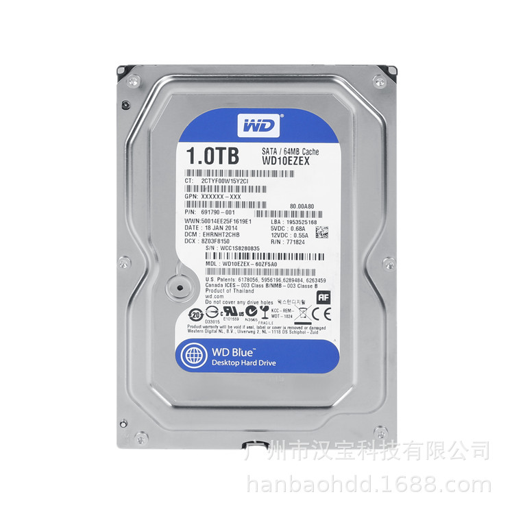 Highvision Hard Drive Desktop Computer Hard Drive 320G500G1Tb 3.5inch Mechanical Hard Drive Blue Disk Host