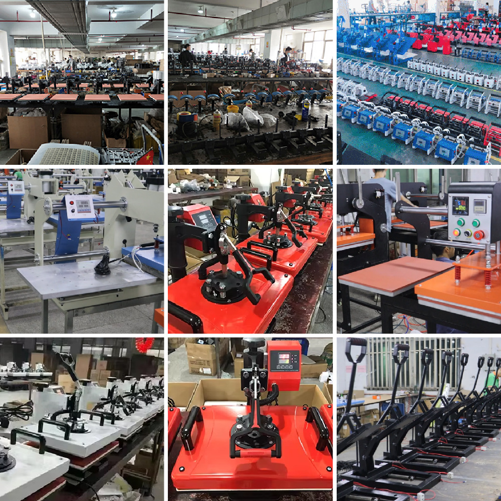 Brand New Eight-In-One Multi-Function Intelligent Temperature Control All-In-One Hot Stamping Machine Hot Stamping Cup Hat Clothes Plate Heat Press Machine