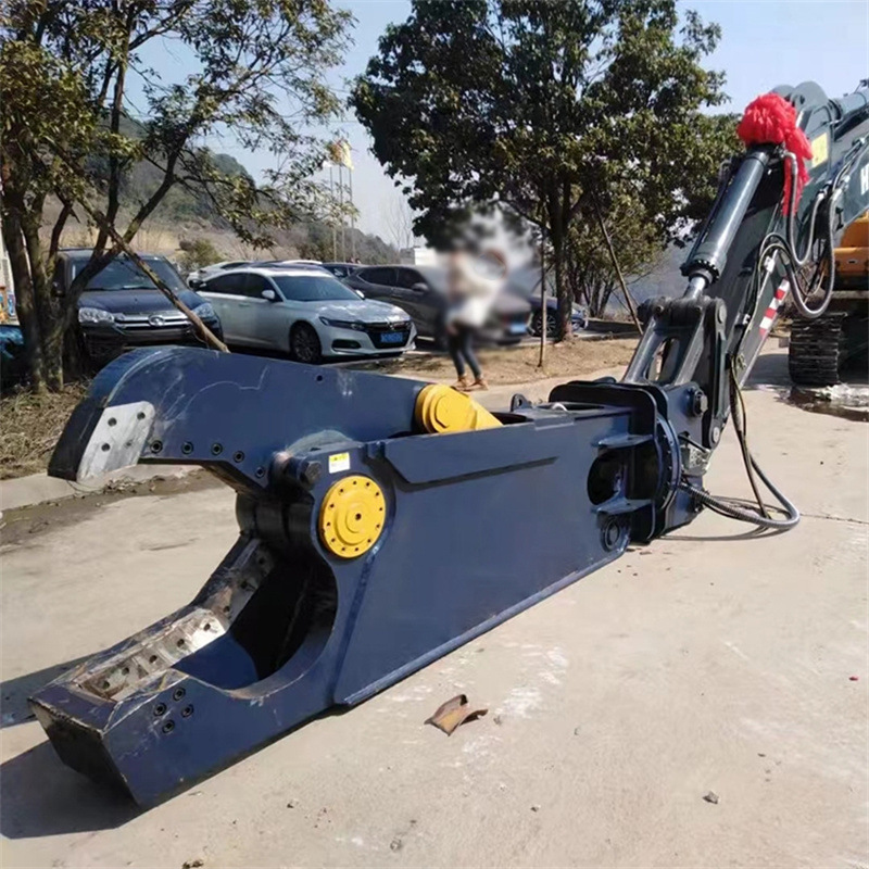 Excavator Retrofit Hydraulic Chickbill Shears Reinforced Concrete Wall Chickbill Pliers Steel Old Metal Demolition Shears