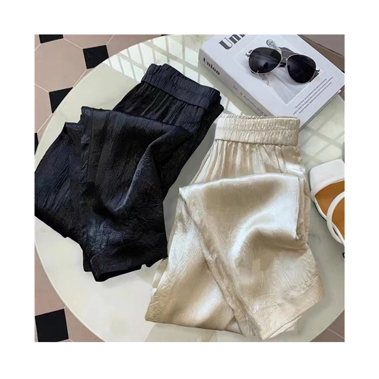 New Woven Acetate Hand-grabbed Flower Acetate Satin Grappled Flower New Modern Women's Dress Cheongsam Han Dynasty Fabric