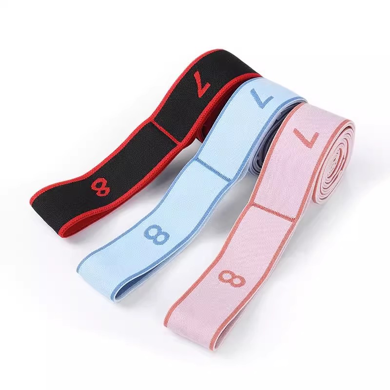 Dance Stretch Band Special Digital Segment 8 Lattice 12 Lattice Yoga Resistance Band Children's Stretching Band Tension Band