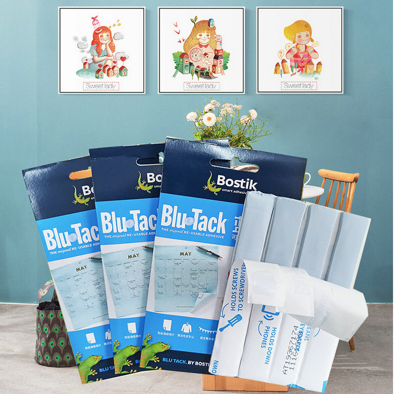 Imported Blue Butyl Glue Clay bostik Blue Butyl Glue Wall Stickers Traceless Glue Headset Cleaning Clay Photo Wall Glue