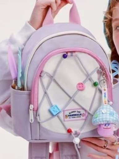 Маленький свежий рюкзак для девочек, универсальный, маленький, весенний, легкий, маленький рюкзак, маленький контрастный цвет, рюкзак для студентов начальной школы