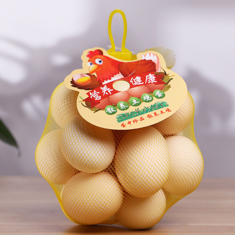 Egg net bag nylon encryption thickened soft material soil egg tag label small net bag for egg