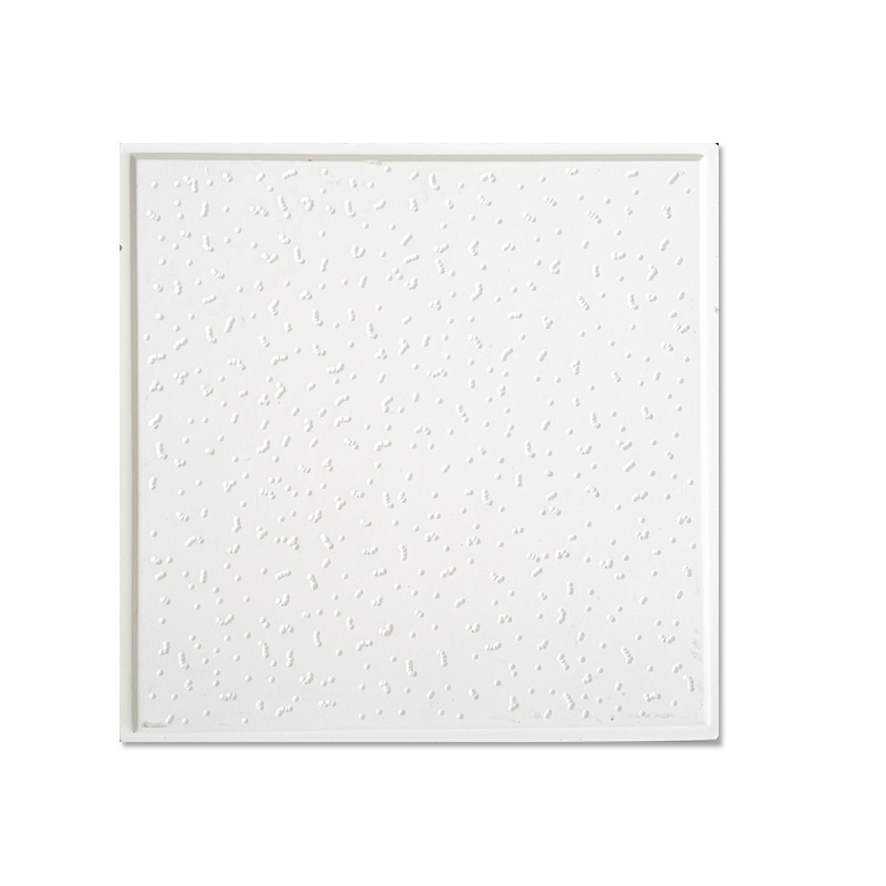 Silicium Calcium Board Moisture-Proof Ceiling 600X600 Embossed Gypsum Board Sound-Absorbing Hospital and School Special Grade a Fireproof and Waterproof