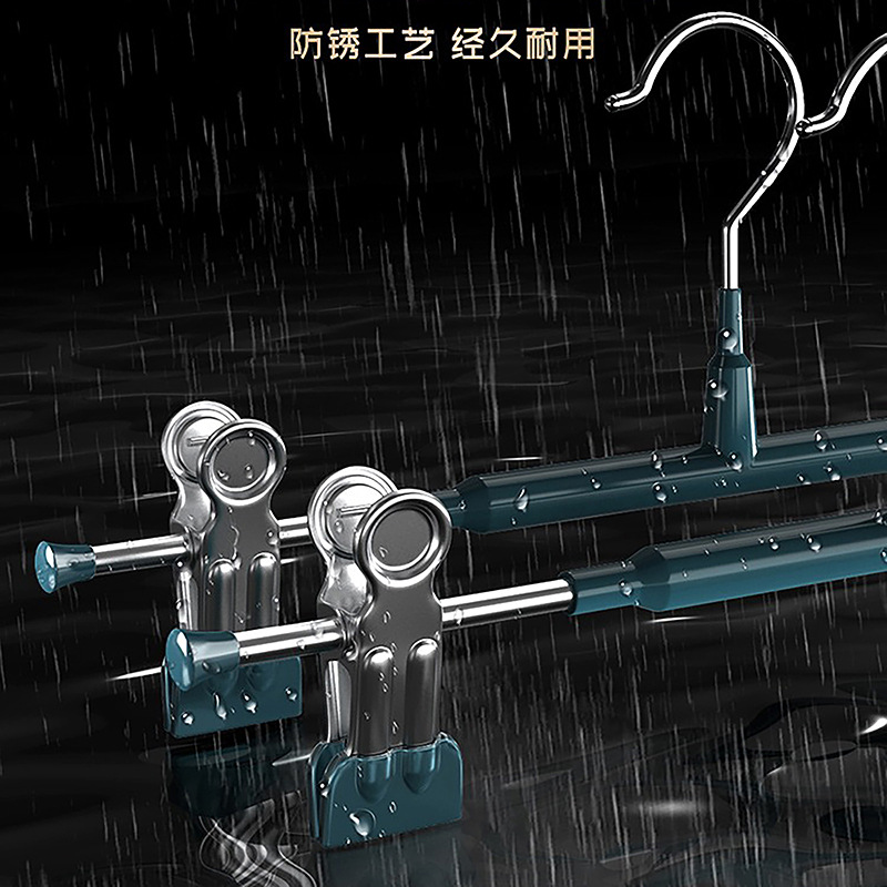 Pant rack clip pants clip hanger pants special artifact wholesale household seamless non-slip jk hanging skirt drying generation