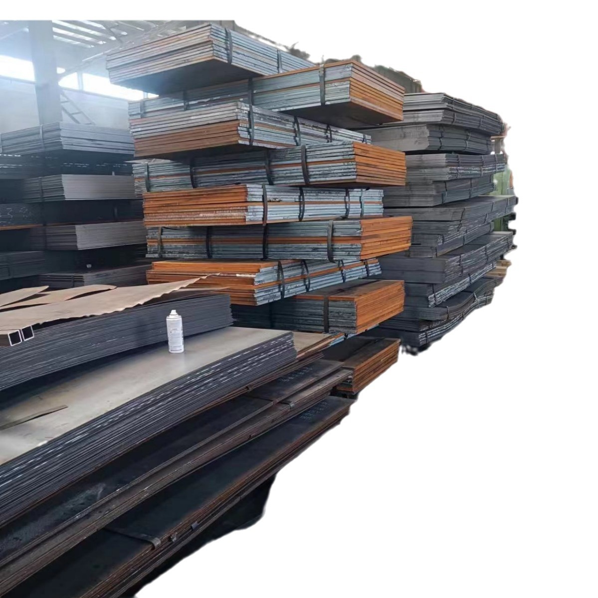 Export SPA-H weather resistant steel plate, Q235NH flat steel processing, garden landscape special material in stock