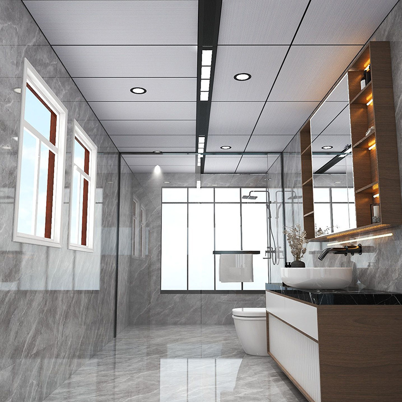 Integrated Ceiling Aluminum Gusset Plate 300*600 Large Plate Kitchen Balcony Bathroom Aluminum Alloy Ceiling Manufacturer Self-Sold