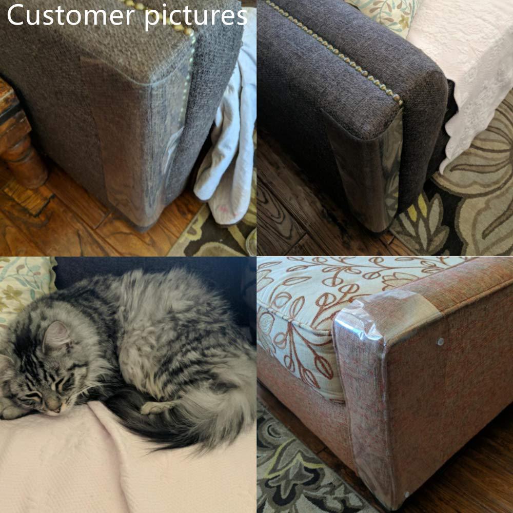 Cross-Border Pvc Wear-Resistant Self-Adhesive Sofa Transparent Protective Sticker Anti-Scratch Sticker Cat Claw Artifact Anti-Cat Scratch Furniture Protective Gear