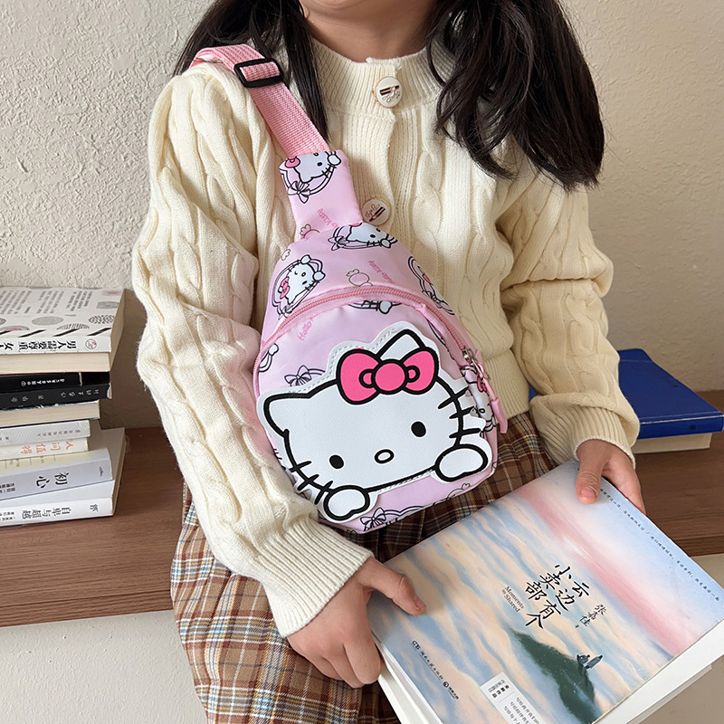 Cute Cartoon Children's Bag Kindergarten Baby Fashion Trendy Casual Small Backpack Girls Stylish Chest Bag Crossbody