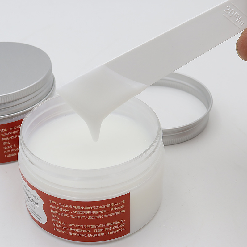 Bed surface treatment agent DIY handmade leather rough surface leather edge filling polishing bottom sealing lotion cream non-CMC edge sealing liquid