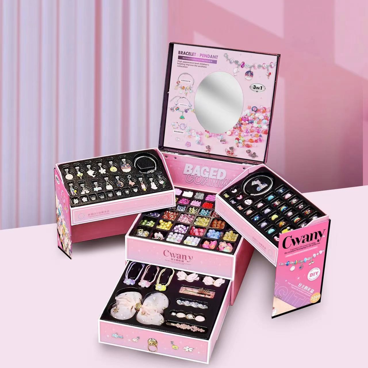 Yasni June 1 Children's Day Girls' Birthday Gift 6 Girls' Toys 78 Girls' 10 Jewelry Box 9 Princess