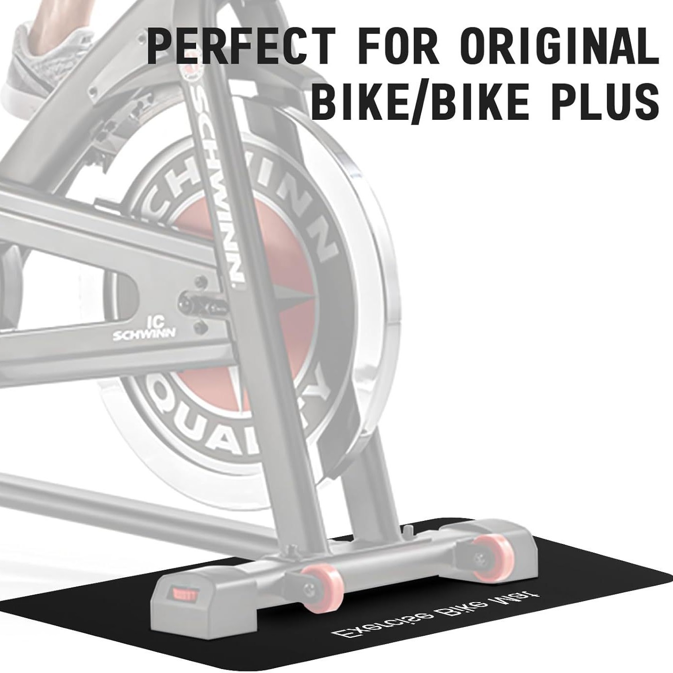 Sound insulation shock absorption anti-slip mat equipment mat household fitness equipment sound absorption mat suitable for Peloton bicycles, etc.