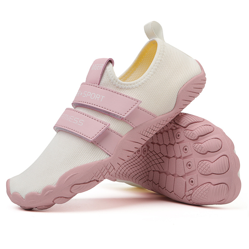 Upstream shoes new flying woven five-finger shoes men's and women's beach swimming wading shoes outdoor hiking hiking shoes can be customized LOGO