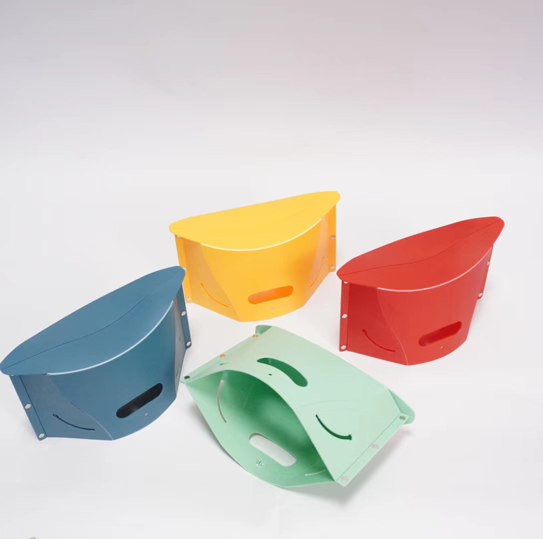 Household Plastic Folding Stool Outdoor Portable Folding Stool Queuing Baby Walking Travel Picnic Party Portable Folding Stool