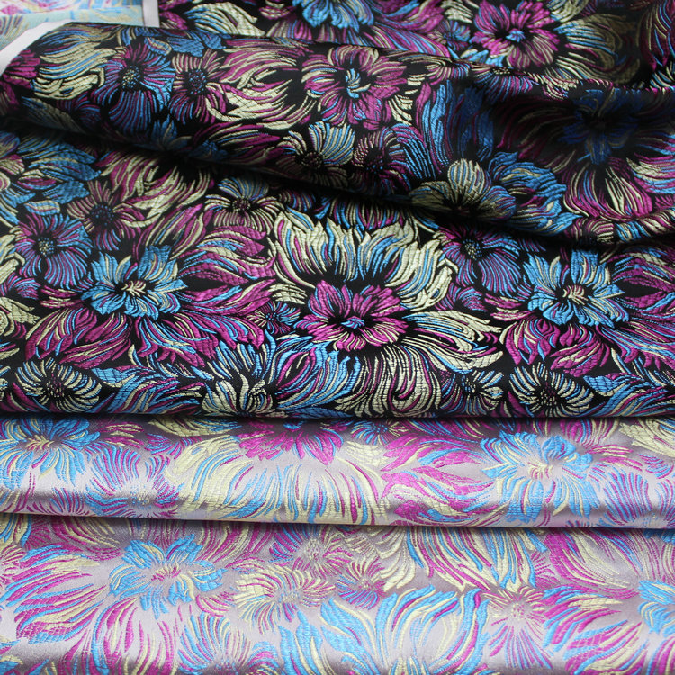 Chinese Style Cheongsam Cotton-Padded Jacket Children's Clothing Baby Clothes Han Dynasty Mongolian Robe Silks and Satins Fabric Jacquard Brocade Silk Fabric