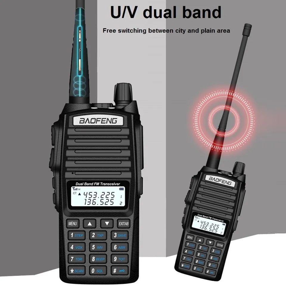 baofeng BF-UV82 Walkie-talkie baofeng High-power Wireless Communication Equipment Dual-segment baofeng Export Wholesale