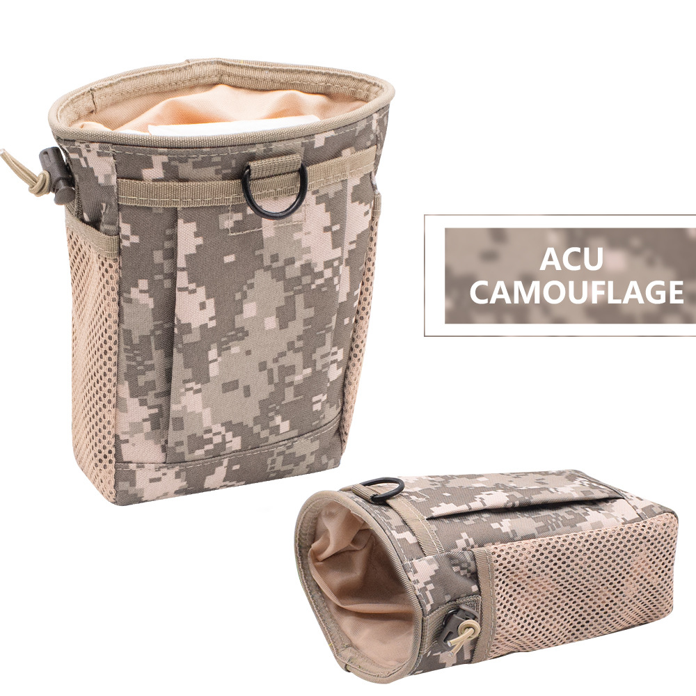 Outdoor Tactical Miscellaneous Storage Bag, Hiking Waist Bag, Drawstring Storage Bag Model 01