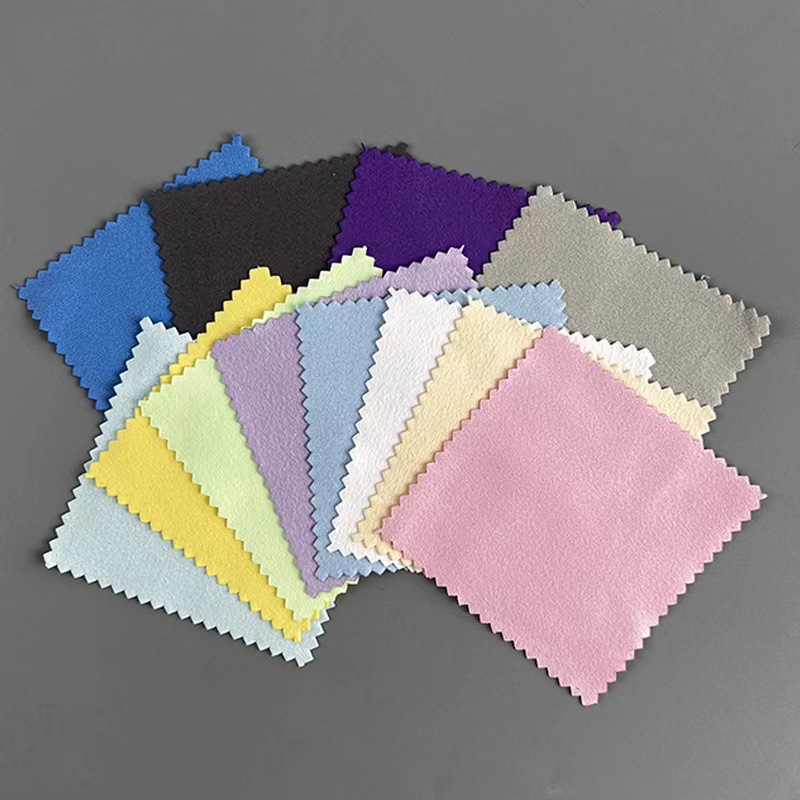 Оптовая двусторонняя бархатная ткань для чистки серебра, полировочная ткань для ювелирных изделий, ткань для ухода за серебряными изделиями