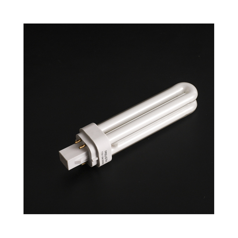 PLC double u eye protection lamp tube four-pin 10W 13W 18W 26wU type in-line energy-saving lamp 360-degree light-emitting plug-in