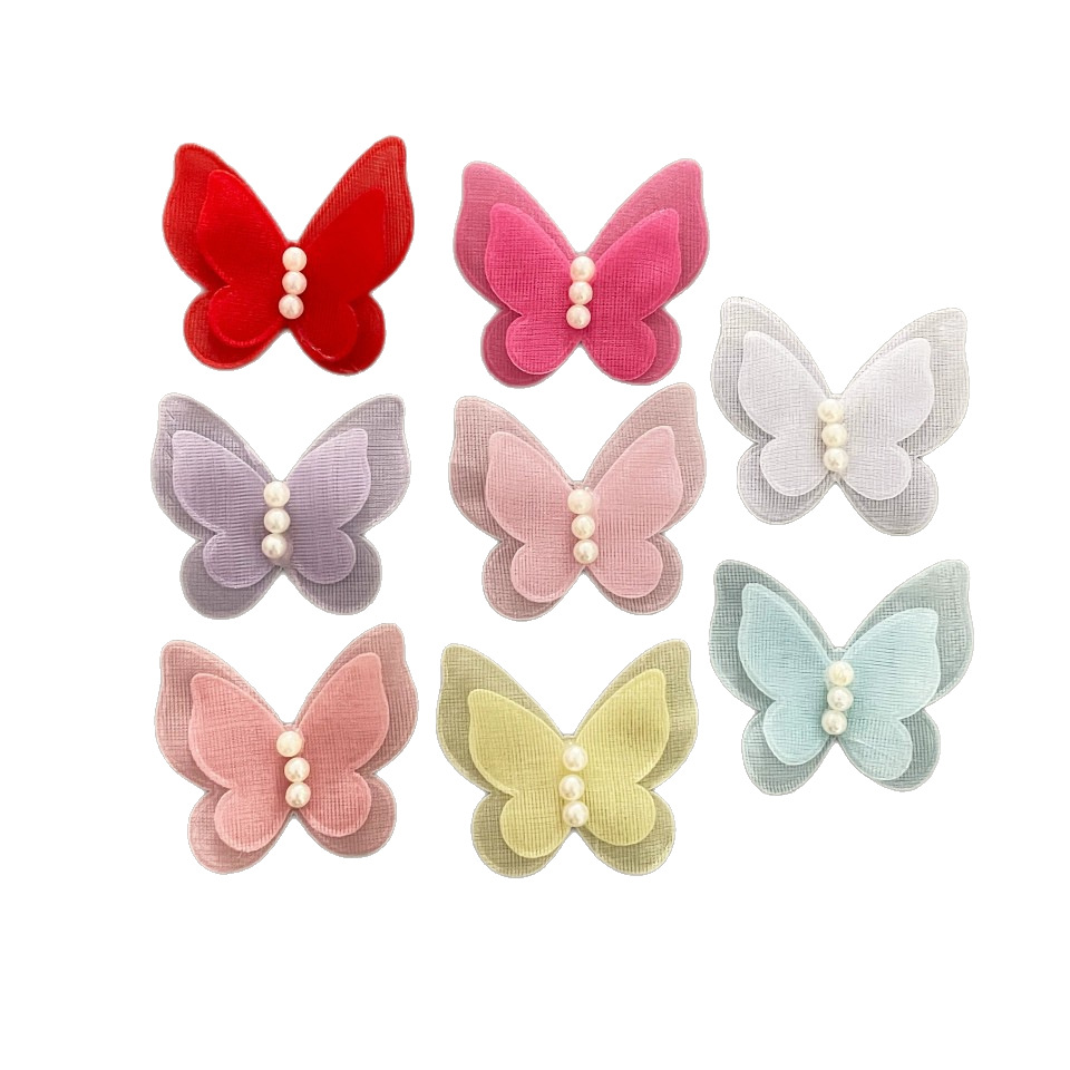 Supply Ultrasonic Embossed Meteor Yarn Butterfly Jewelry Accessories Children's Shoes Children's Socks Accessories Hair Clothing Accessories Supply